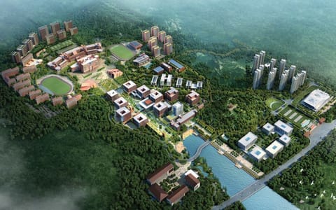 青岛理工大学·01鸟瞰图