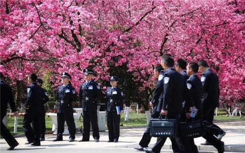 云南警官学院·课间