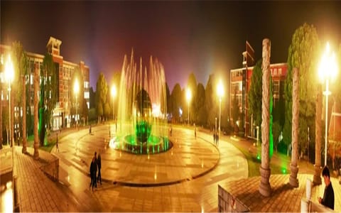 湖南信息学院（长沙）·校园夜景