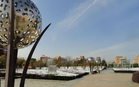 中国计量大学现代科技学院·校园雪景