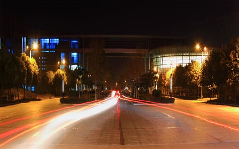 河南师范大学·校园夜景
