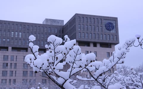 中国地质大学(北京)·校园冬景