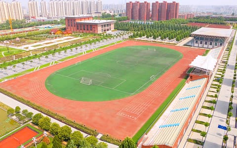 西京学院·南操场鸟瞰图