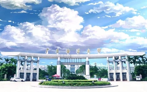 广东海洋大学·手绘正门