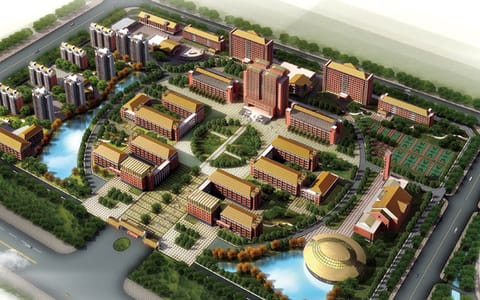 河北水利电力学院·校园鸟瞰图