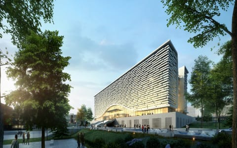甘肃中医药大学·图书馆效果图
