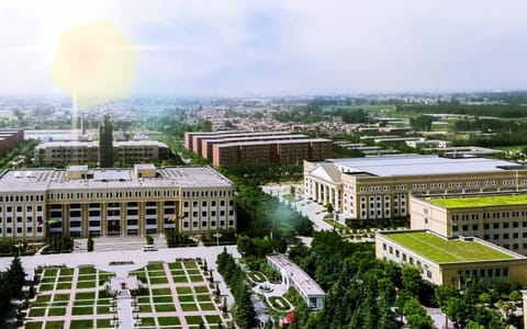 西北大学现代学院·全景航拍