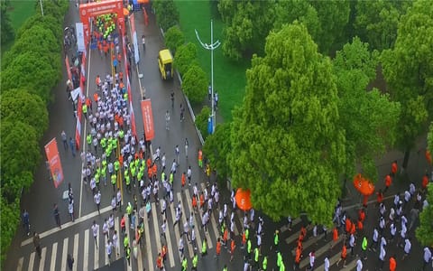 湖北工业大学·环跑活动