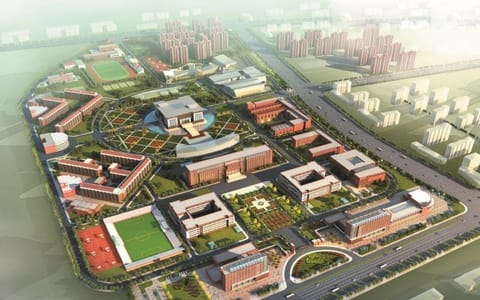 河北建筑工程学院·朝阳校区鸟瞰图