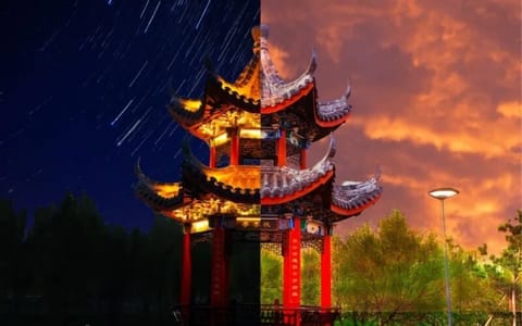江苏海洋大学·亭台