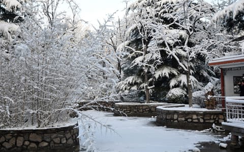 中国劳动关系学院·雪中校园