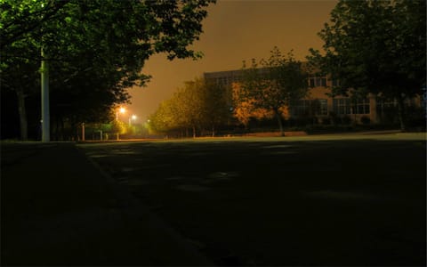 河南城建学院·夜色