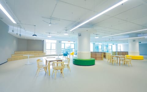 中南林业科技大学涉外学院·图书馆一角