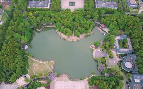 武汉生物工程学院·鸟瞰晨光湖