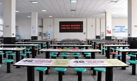 甘肃农业大学·学生食堂一角