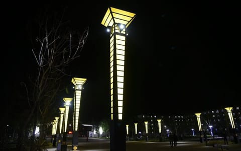 吉林化工大学·夜景广场