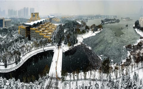 江汉大学·江汉大学雪景