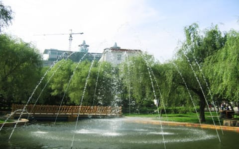 长春理工大学·校园景观--喷泉