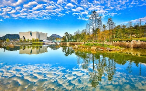 安顺学院·新校区图书馆全景