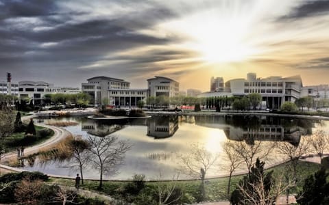 中国民航大学·风景-千禧湖