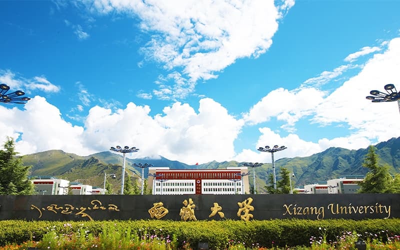 西藏大学主图·校门