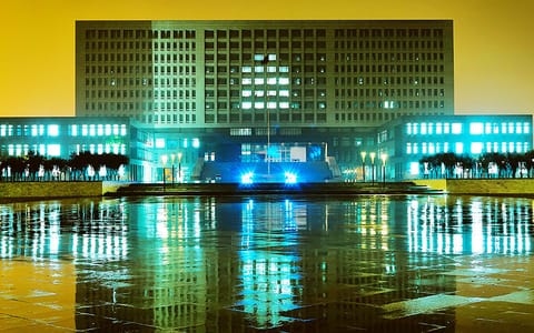 天津城建大学·夜景