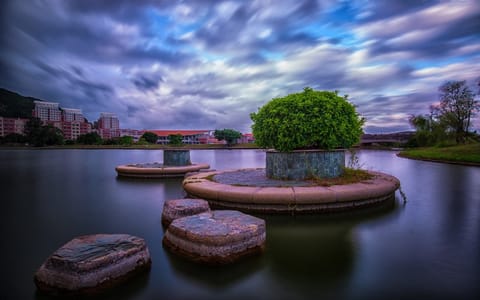厦门大学嘉庚学院·校园湖风景